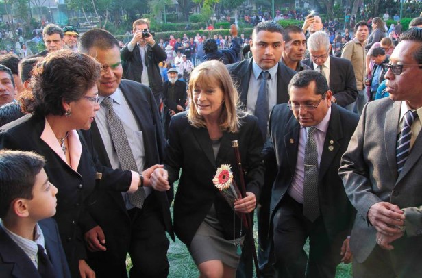 Susana Asencio Alcaldesa de Antigua Guatemala. Foto Luis Toribio